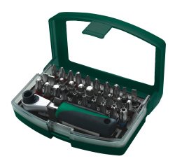 BRÜDER MANNESMANN Jeu d'embouts 32 pièces, malette plastique