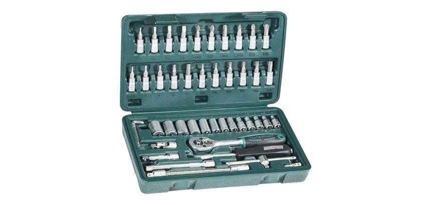 BRÜDER MANNESMANN Jeu de douilles 1/4', 46 pièces