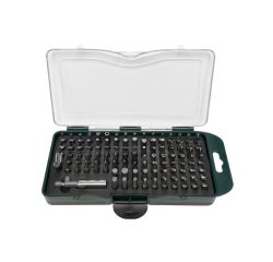 De_mannesmann jeu d´embouts, 100 pièces, boîte en acier