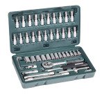 BRÜDER MANNESMANN Jeu de douilles 1/4', 46 pièces