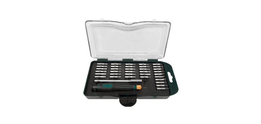 BRÜDER MANNESMANN Fine Mechanical Bit Set, 36 Pieces