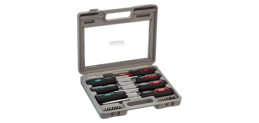 Kit de tournevis, 21 pièces, avec embouts