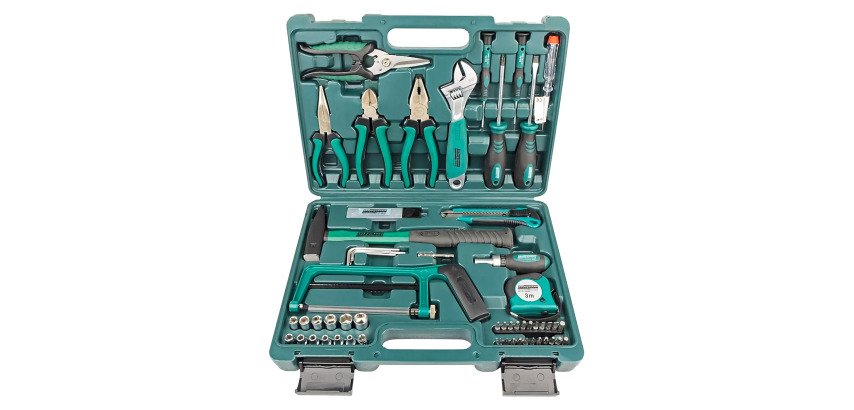 BRÜDER MANNESMANN Tool Set, 74 pieces, in a case