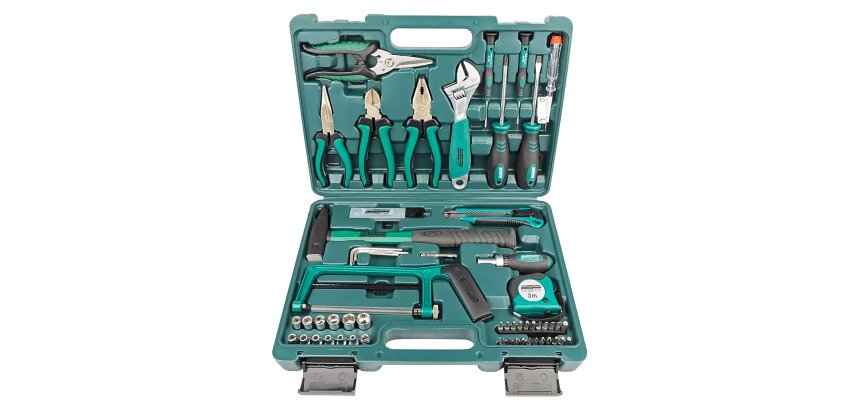 BRÜDER MANNESMANN Werkzeugsatz, 74 Teile, in einem Koffer
