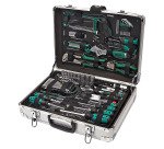 BRÜDER MANNESMANN Malette à outils, 124 pièces, coffre alu