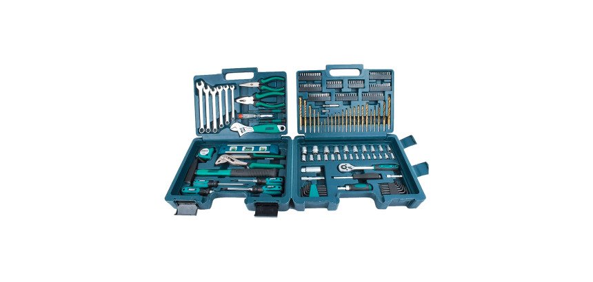 BRÜDER MANNESMANN Tool Set, 176 Pieces, Tool Box