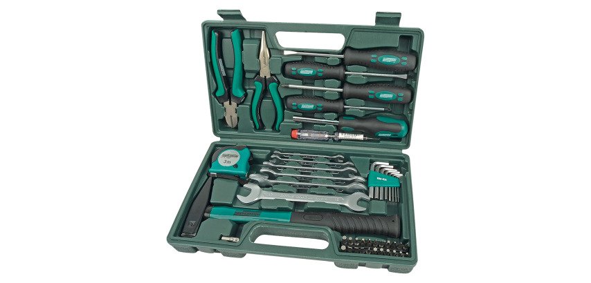 BRÜDER MANNESMANN Jeu d'outils, 47 pièces, dans un coffret