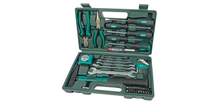 BRÜDER MANNESMANN Jeu d'outils, 47 pièces, dans un coffret