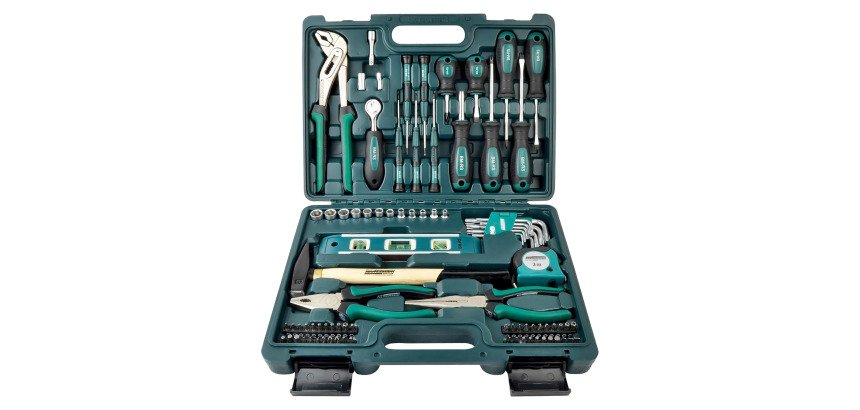 BRÜDER MANNESMANN Boîte à outils, 87 pièces, en coffret