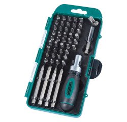 DE_MANNESMANN Jeu d´embouts, 49 pièces, dans un coffret