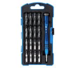 Tournevis avec jeu de 17 embouts