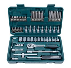 Socket Wrench Set 1/4" BRÜDER MANNESMANN - 65-Piece Set