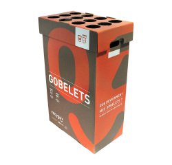 Boîte de collecte pour le tri et le recyclage des gobelets - Lot de 3