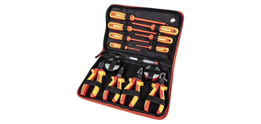 BRÜDER MANNESMANN Pouch with VDE Tool Kit, 14 pieces