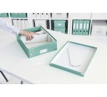 Scatola Organizer Leitz Click & Store Acquamarina A4 medium 28 x 37 x 10 cm