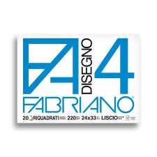 Album da disegno Fabriano F4 24 x 33 cm 220 g/m² 330 x 240 mm bianco 20 fogli