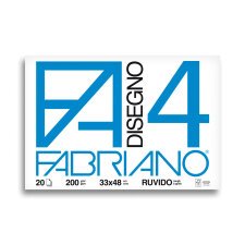 Album da disegno Fabriano Ruvido F4 33 x 48 cm 200 g/m² bianco 20 fogli