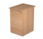 Cassettiera fissa capri 3 cassetti 1 per cartelle sospese faggio 430 x 600 x 746 mm