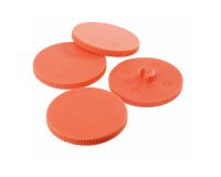 Rapid Spare Perforator Disks HDC150 Orange/Silver 150 sheets holes 10 pieces
