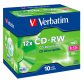 CD-RW Verbatim 8-12x 700 mb 10 unità