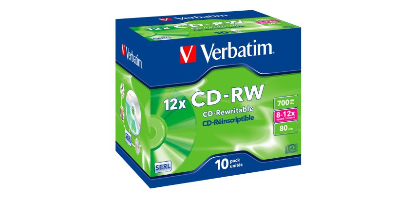 Verbatim CD-RW 700 MB Pack of 10