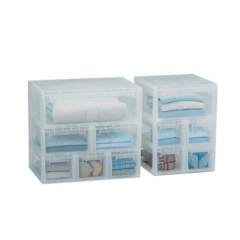 Cassetto armadio Terry Store-Age plastica 29,6 x 39 x 16 cm trasparente