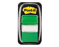 Post-it Index Flags 25.4 x 43.2 mm Green 50 Strips