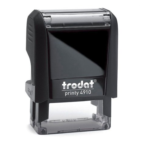 Timbro TRODAT Printy 4910 personalizzato - 26 x 9 mm max 3 righe nero