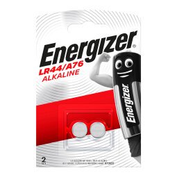 Energizer Button Cell Batteries A76 LR44 1.5V Alkaline Pack of 2