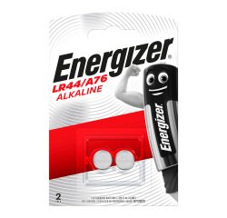 Energizer Button Cell Batteries A76 LR44 1.5V Alkaline Pack of 2