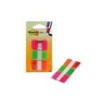 Post-it Index Strong Filing Tabs 686-PGO 25.4 x 38.1 mm Assorted 22 x 3 Pack