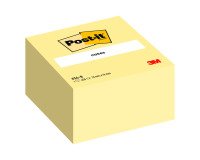 Post-it Sticky Notes Cube 76 x 76 mm Canary Yellow 450 Sheets