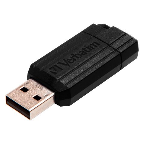 Chiavetta USB Verbatim PinStripe 32 gb nero