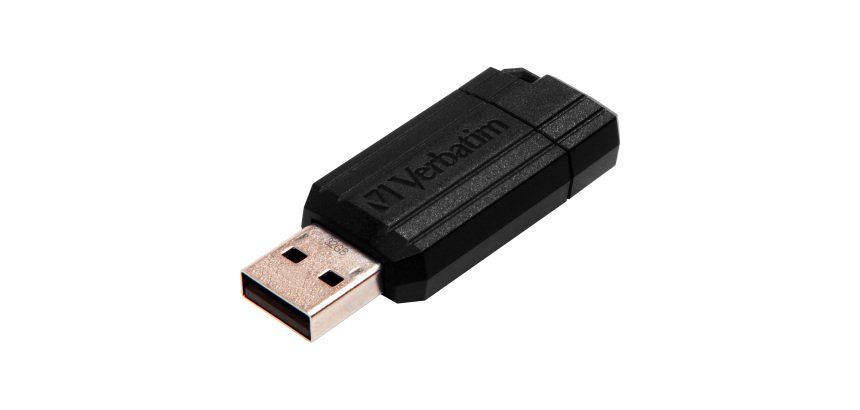 Chiavetta USB Verbatim PinStripe 32 gb nero