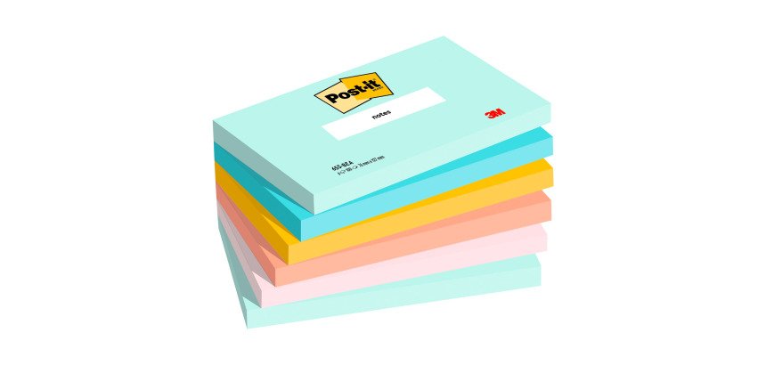 Post-it Beachside 127 x 76 mm 6 unità da 100 fogli
