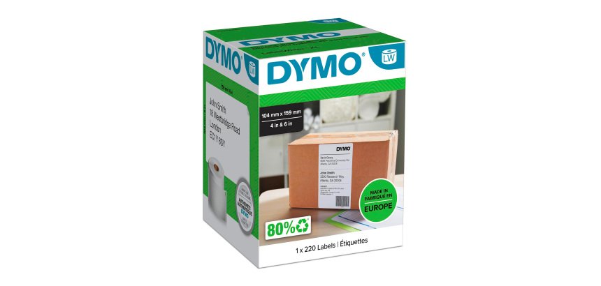 Dymo LW S0904980 Authentic XL Shipping Labels White 104 x 159 mm 220 Labels