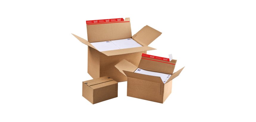 Scatole ColomPac 238 x 170 x h 60-130 mm (altezza variabile) - 10 unità