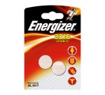 Energizer Button Cell Batteries CR2016 3V Lithium Pack of 2