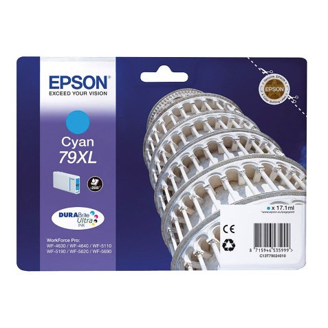 Epson 79XL Original Ink Cartridge C13T79024010 Cyan