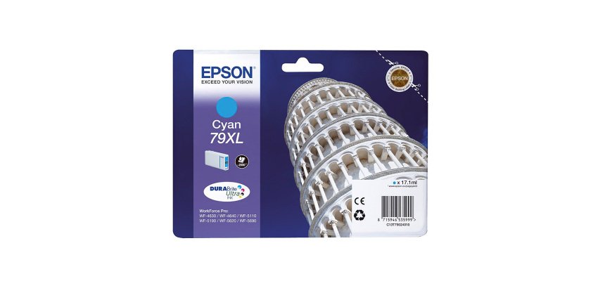 Epson 79XL Original Ink Cartridge C13T79024010 Cyan
