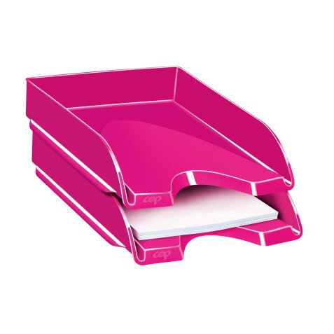 Vaschetta Portacorrispondenza CEP Gloss Rosa polistirene 25,7 x 34,8 x 6,6 cm