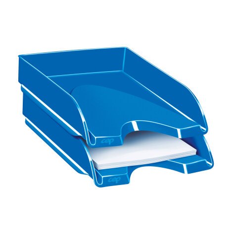 Vaschetta Portacorrispondenza CEP Gloss Blu polistirene 25,7 x 34,8 x 6,6 cm