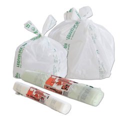 Sacchi per la raccolta differenziata 30 lt Bianco 50 x 60 cm 15 unità