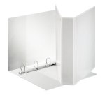 Raccoglitore ad anelli Esselte 4 anelli pp eco-compatibile A4 bianco