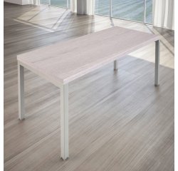 Scrivania Siena con gambe a ponte in metallo p 80 x h 74 cm