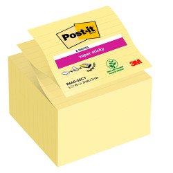 Ricariche Post-it Giallo Canary a Z con righe 101 x 101 mm 5 unità da 90 fogli