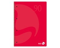 BM Wirebound long side 90gr A4 Ruled 29.7 x 21 cm 30 Sheets