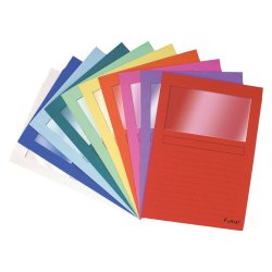 Exacompta Window Folder Forever A4 Assorted Recycled Paper 25 Pieces