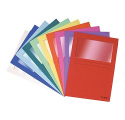 Exacompta Window Folder Forever A4 Assorted Recycled Paper 25 Pieces