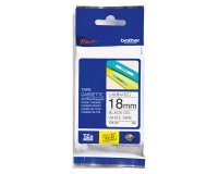 Nastro Brother TZE241 nero bianco 18 mm x 8 m